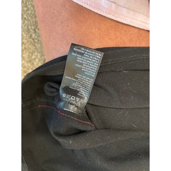 Silence & Noise Silence + Noise Anthropologie Rainbow side stripe Black SZ SM - Picture 9 of 10